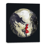 Little Red Head - Canvas Wraps Canvas Wraps RIPT Apparel 16x20 / Black