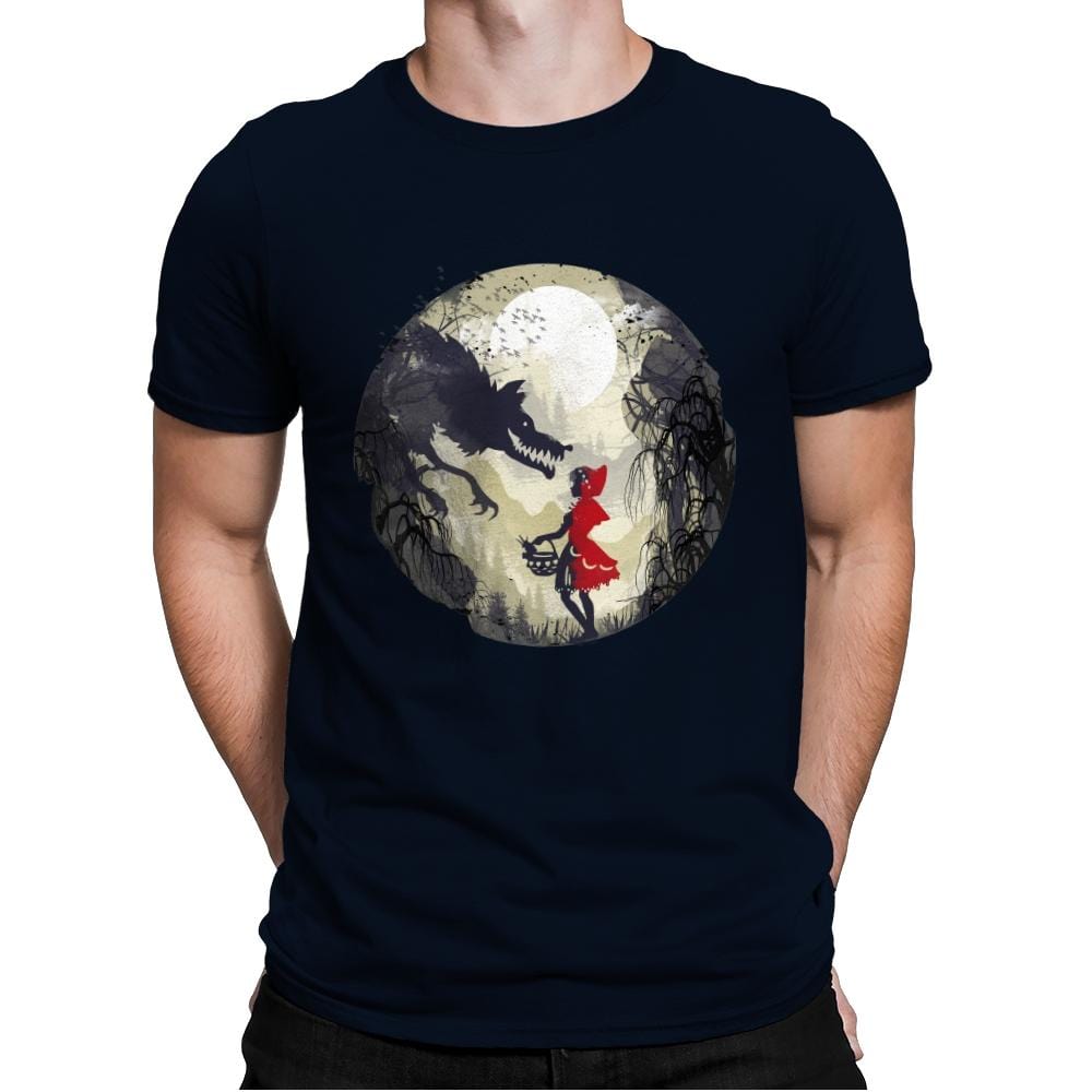 Little Red Head - Mens Premium T-Shirts RIPT Apparel Small / Midnight Navy