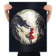 Little Red Head - Prints Posters RIPT Apparel 18x24 / Black