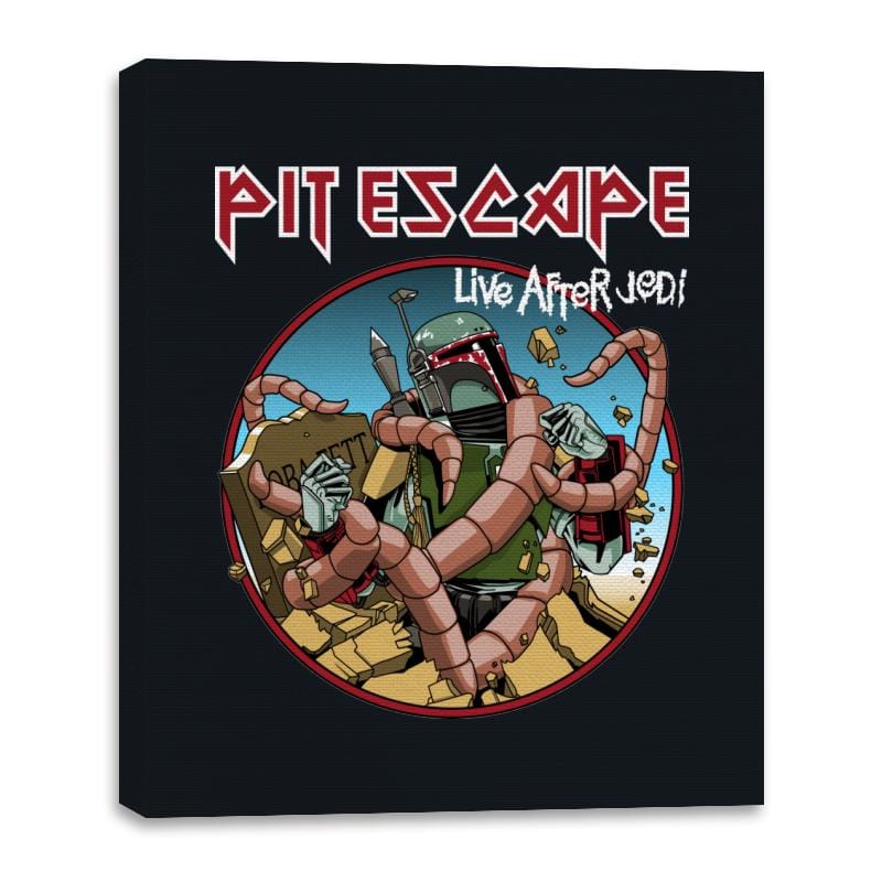 Live After Jedi - Canvas Wraps Canvas Wraps RIPT Apparel 16x20 / Black