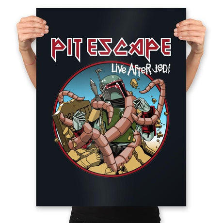 Live After Jedi - Prints Posters RIPT Apparel 18x24 / Black