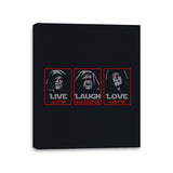 Live, Laugh, Love The Empire - Canvas Wraps Canvas Wraps RIPT Apparel 11x14 / Black