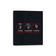 Live, Laugh, Love The Empire - Canvas Wraps Canvas Wraps RIPT Apparel 8x10 / Black