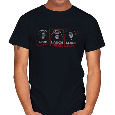 Live, Laugh, Love The Empire - Mens T-Shirts RIPT Apparel Small / Black