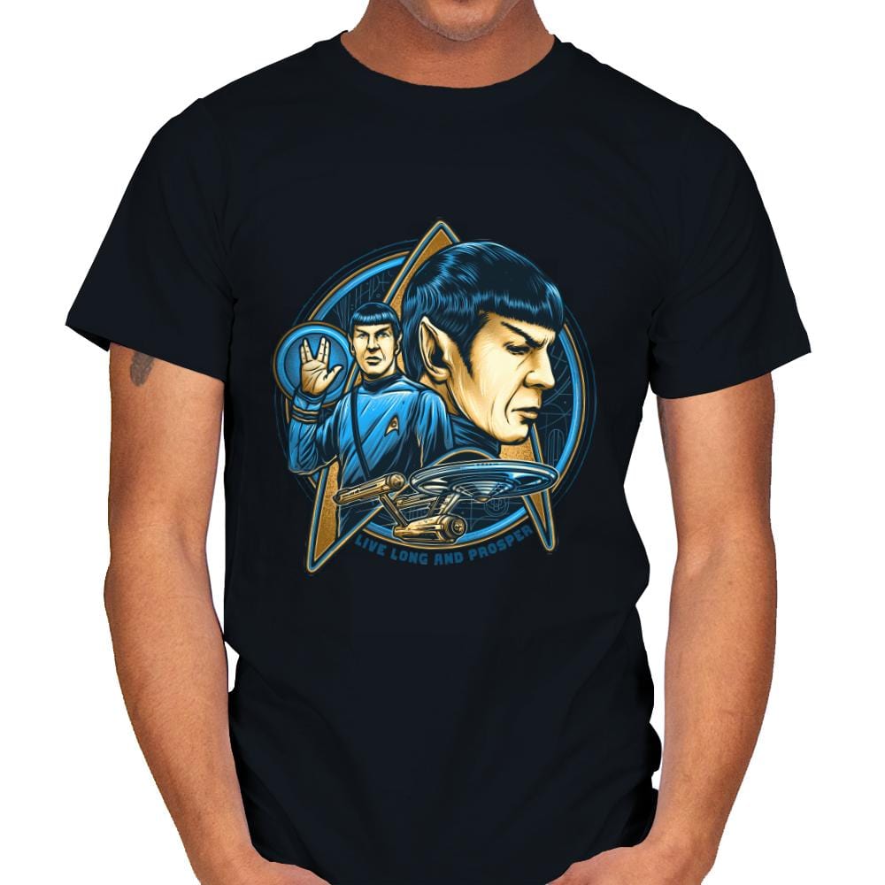 Live Long and Prosper - Mens T-Shirts RIPT Apparel Small / Black