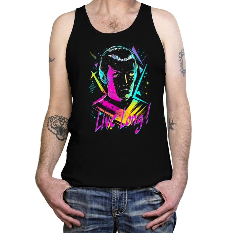 Live Long! - Tanktop Tanktop RIPT Apparel X-Small / Black