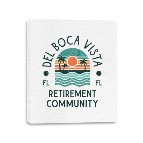 Living the Del Boca Dream - Canvas Wraps Canvas Wraps RIPT Apparel 11x14 / White