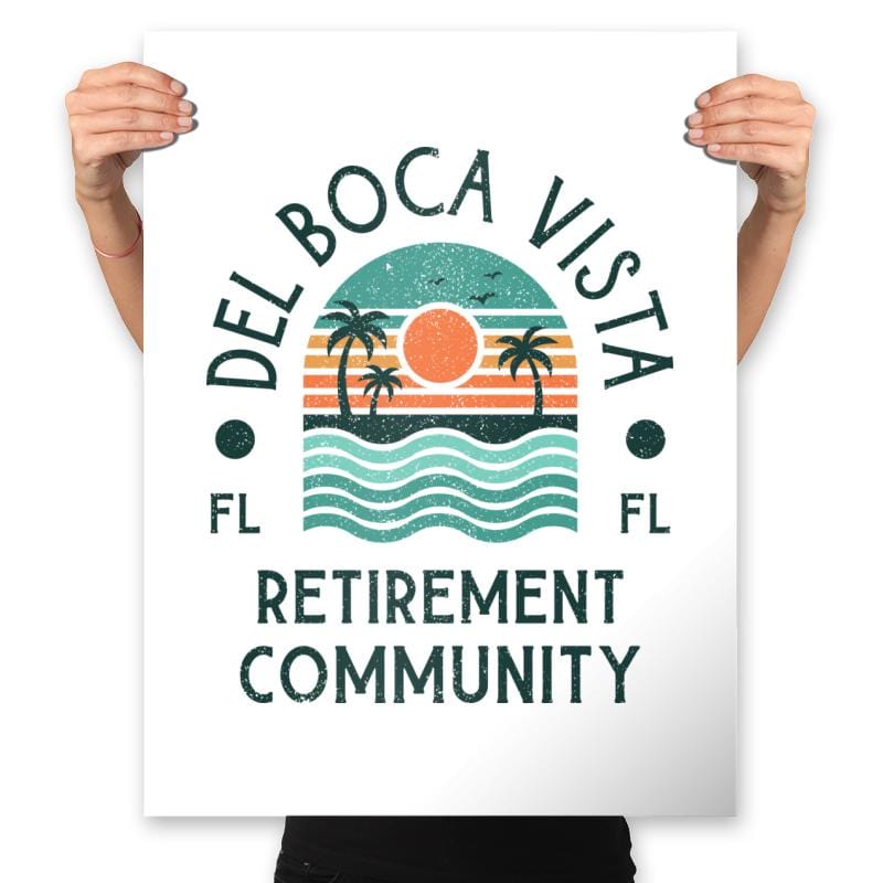 Living the Del Boca Dream - Prints Posters RIPT Apparel 18x24 / White