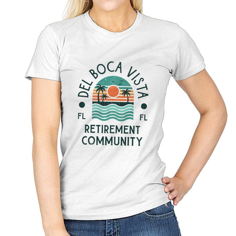 Living the Del Boca Dream - Womens T-Shirts RIPT Apparel Small / White