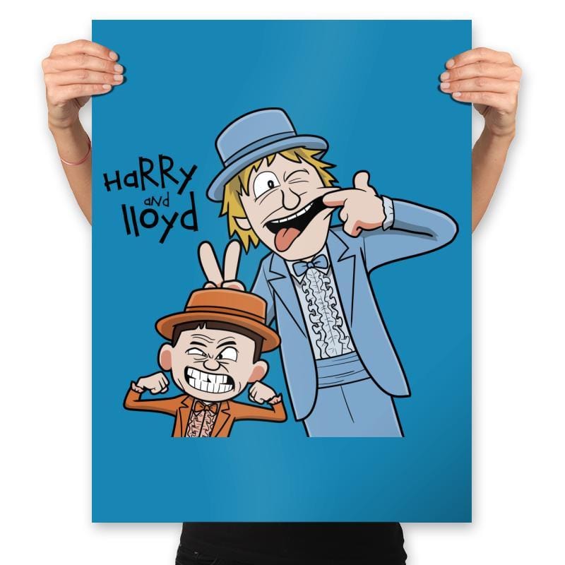 Lloyd and Harry - Prints Posters RIPT Apparel 18x24 / Sapphire