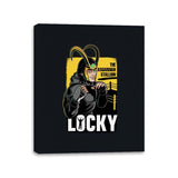 Locky - Canvas Wraps Canvas Wraps RIPT Apparel 11x14 / Black