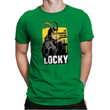 Locky - Mens Premium T-Shirts RIPT Apparel Small / Kelly