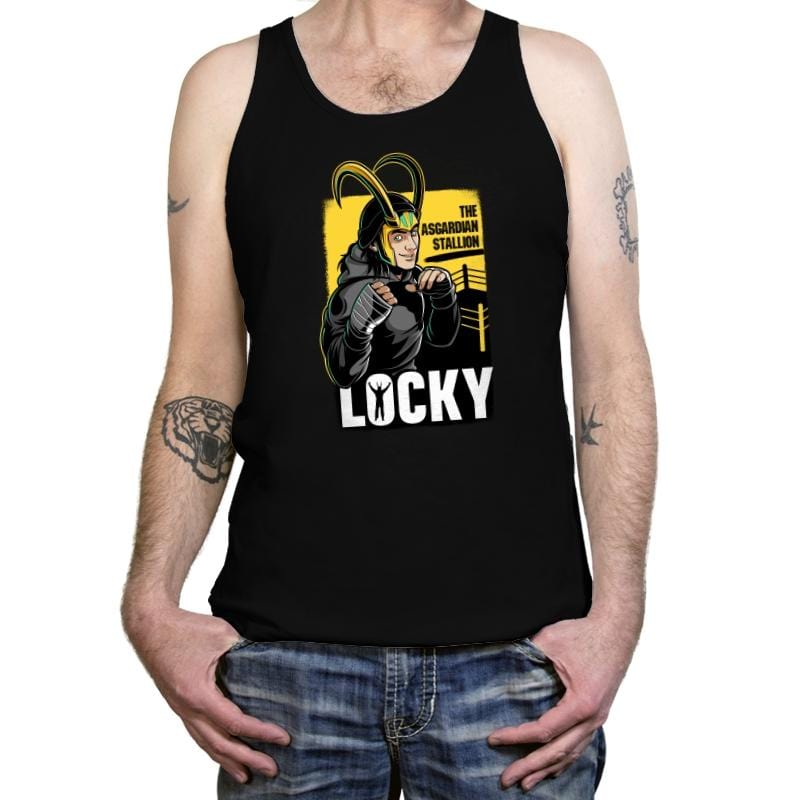 Locky - Tanktop Tanktop RIPT Apparel X-Small / Black