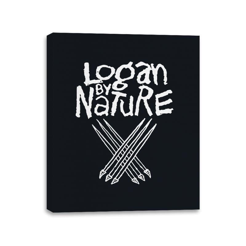 Logan by Nature - Canvas Wraps Canvas Wraps RIPT Apparel 11x14 / Black