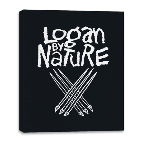 Logan by Nature - Canvas Wraps Canvas Wraps RIPT Apparel 16x20 / Black