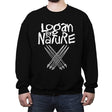 Logan by Nature - Crew Neck Sweatshirt Crew Neck Sweatshirt RIPT Apparel Small / Black