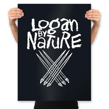 Logan by Nature - Prints Posters RIPT Apparel 18x24 / Black