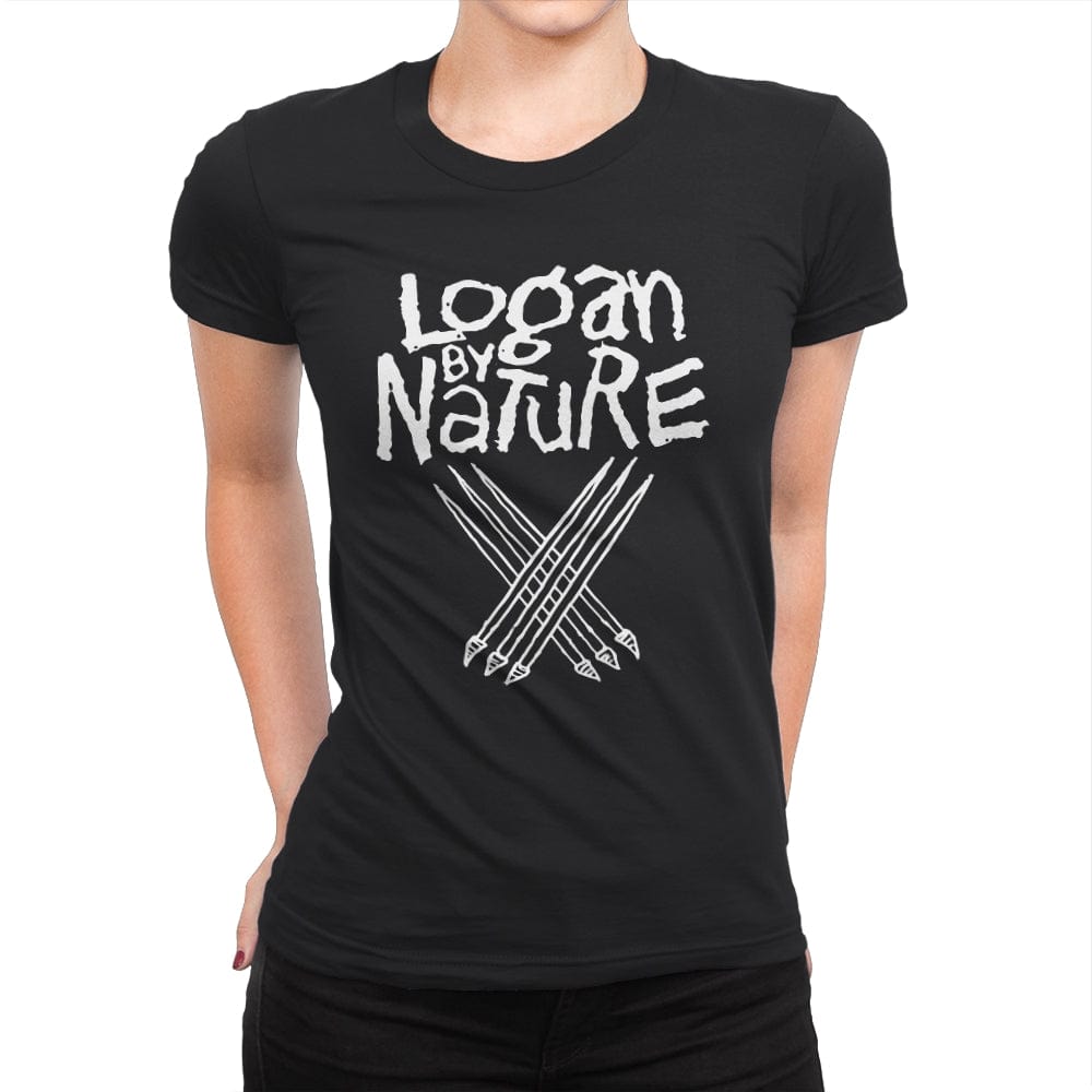 Logan by Nature - Womens Premium T-Shirts RIPT Apparel Small / Black