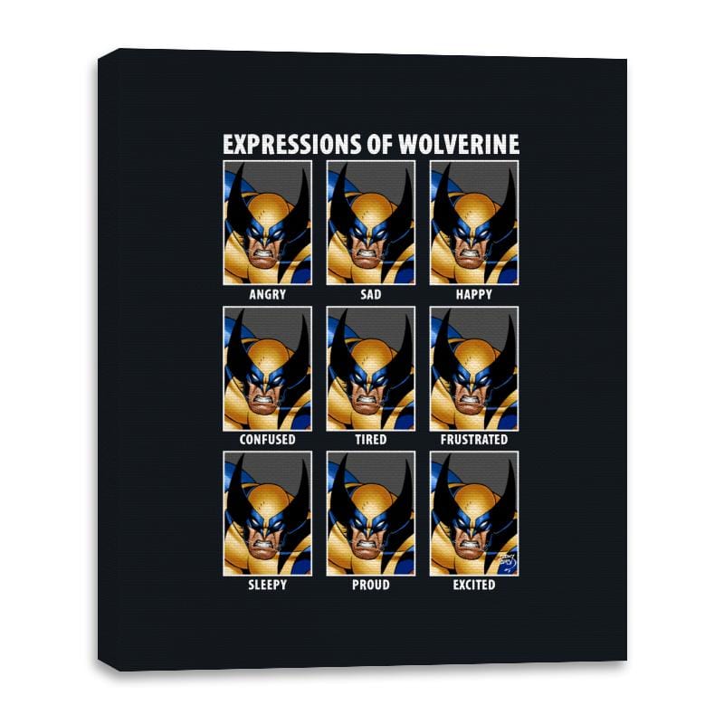 Logan Expressions - Canvas Wraps Canvas Wraps RIPT Apparel 16x20 / Black