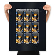 Logan Expressions - Prints Posters RIPT Apparel 18x24 / Black