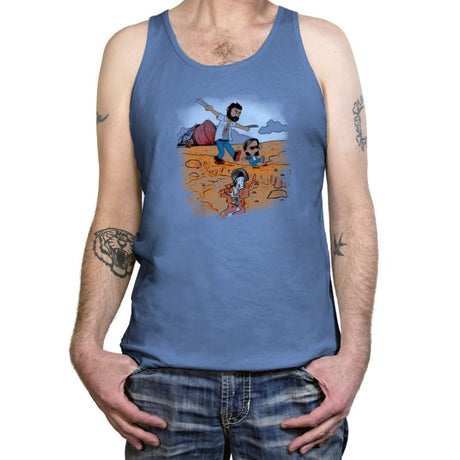 Logan & Laura Exclusive - Tanktop Tanktop RIPT Apparel X-Small / Blue Triblend