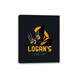 Logan’s Cigar Shop.  - Canvas Wraps Canvas Wraps RIPT Apparel 8x10 / Black