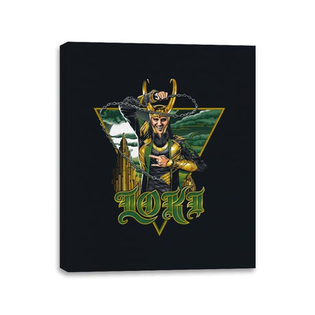 Loki Diver - Canvas Wraps Canvas Wraps RIPT Apparel 11x14 / Black