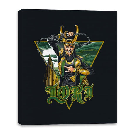 Loki Diver - Canvas Wraps Canvas Wraps RIPT Apparel 16x20 / Black