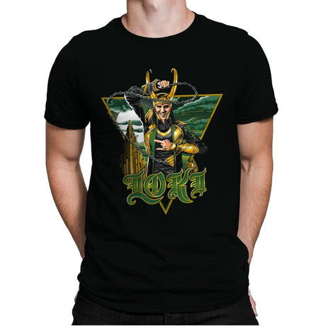 Loki Diver - Mens Premium T-Shirts RIPT Apparel Small / Black