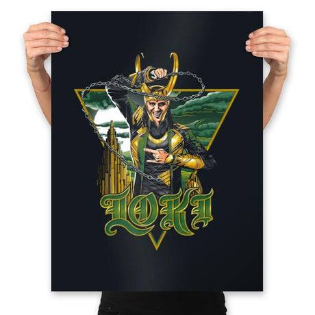 Loki Diver - Prints Posters RIPT Apparel 18x24 / Black