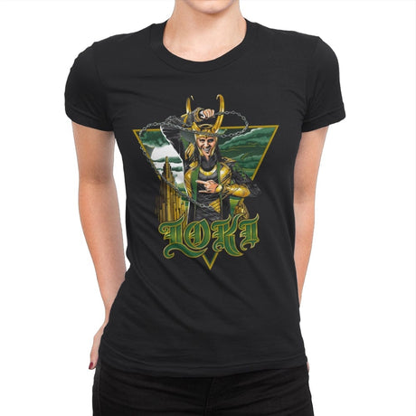 Loki Diver - Womens Premium T-Shirts RIPT Apparel Small / Black