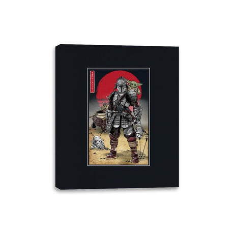 Lone Ronin and Cub - Best Seller - Canvas Wraps Canvas Wraps RIPT Apparel 8x10 / Black