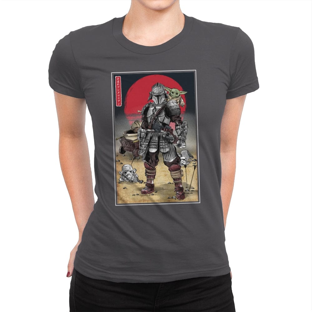 Lone Ronin and Cub - Best Seller - Womens Premium T-Shirts RIPT Apparel Small / Heavy Metal