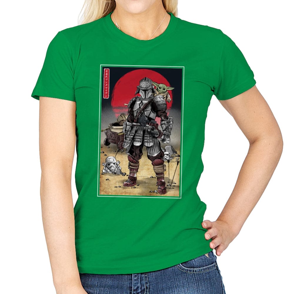 Lone Ronin and Cub - Best Seller - Womens T-Shirts RIPT Apparel Small / Irish Green