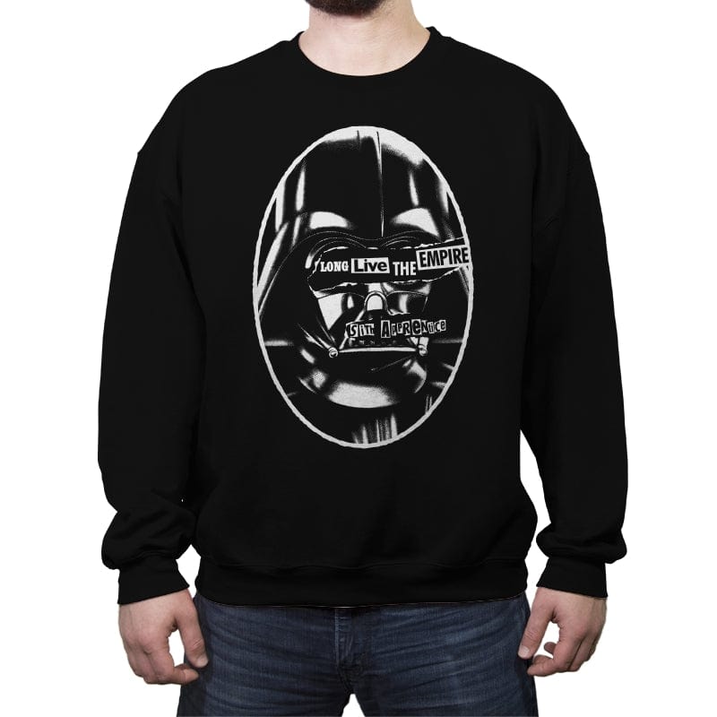 Long Live The Empire - Crew Neck Sweatshirt Crew Neck Sweatshirt RIPT Apparel Small / Black