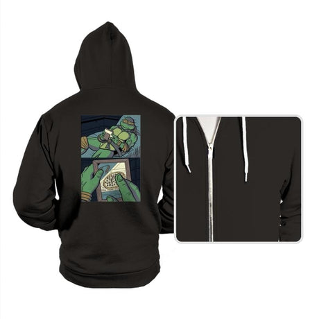 Longing For Pizza - Hoodies Hoodies RIPT Apparel Small / Black