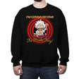 Looney Luffy Pirate King - Crew Neck Sweatshirt Crew Neck Sweatshirt RIPT Apparel Small / Black