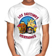 Los Castores Hermanos - Mens T-Shirts RIPT Apparel Small / White