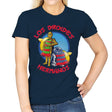 Los Droides Hermanos - Womens T-Shirts RIPT Apparel Small / Navy