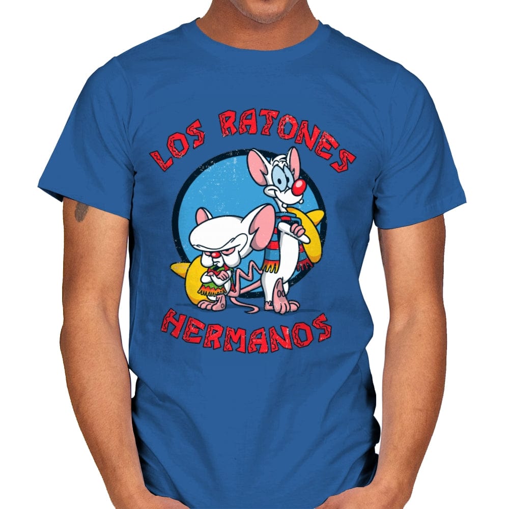 Los Ratones Hermanos - Mens T-Shirts RIPT Apparel Small / Royal