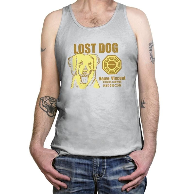 Lost Dog Exclusive - Tanktop Tanktop RIPT Apparel X-Small / Silver