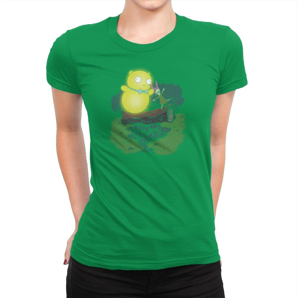 Louise & Kuchi Kopi Exclusive - Womens Premium T-Shirts RIPT Apparel Small / Kelly Green