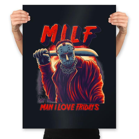 Love Fridays - Prints Posters RIPT Apparel 18x24 / Black