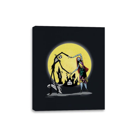 Love in Halloween Town - Canvas Wraps Canvas Wraps RIPT Apparel 8x10 / Black