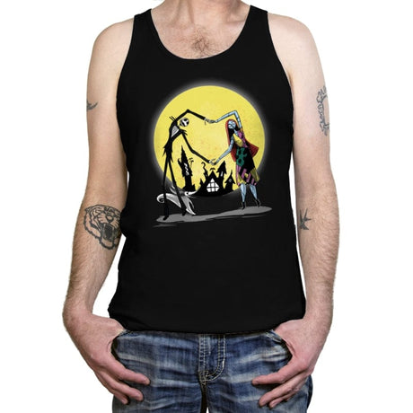 Love in Halloween Town - Tanktop Tanktop RIPT Apparel X-Small / Black