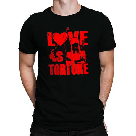 Love is Torture - Mens Premium T-Shirts RIPT Apparel Small / Black