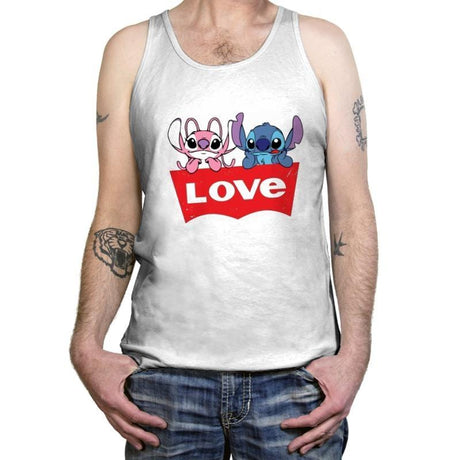 LOVE Jeans - Tanktop Tanktop RIPT Apparel X-Small / White