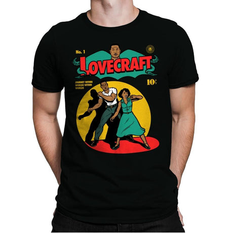 Lovecraft Comic - Mens Premium T-Shirts RIPT Apparel Small / Black