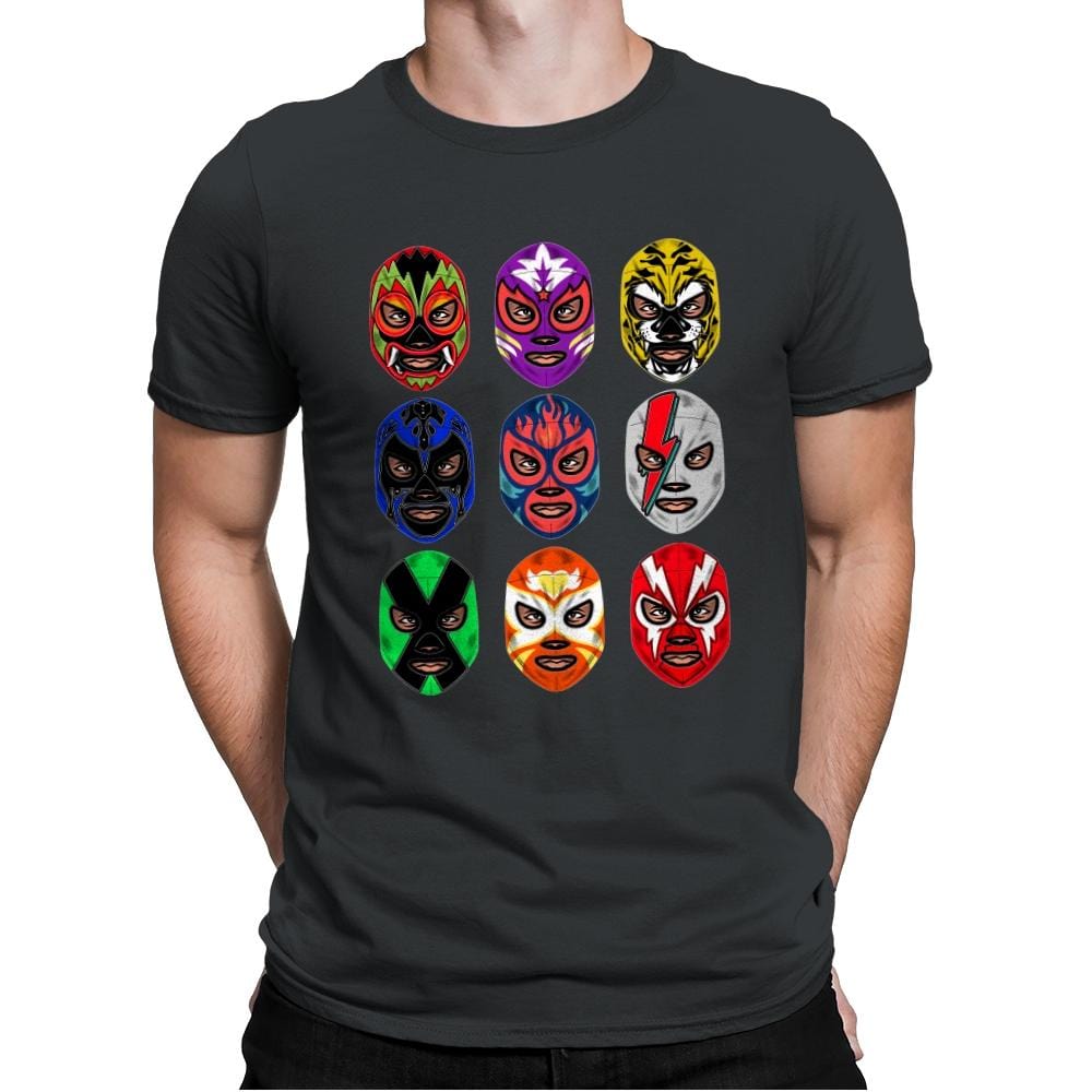 Lucha Libre - Mens Premium T-Shirts RIPT Apparel Small / Heavy Metal