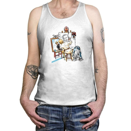 Luke Rockwell Exclusive - Tanktop Tanktop RIPT Apparel X-Small / White